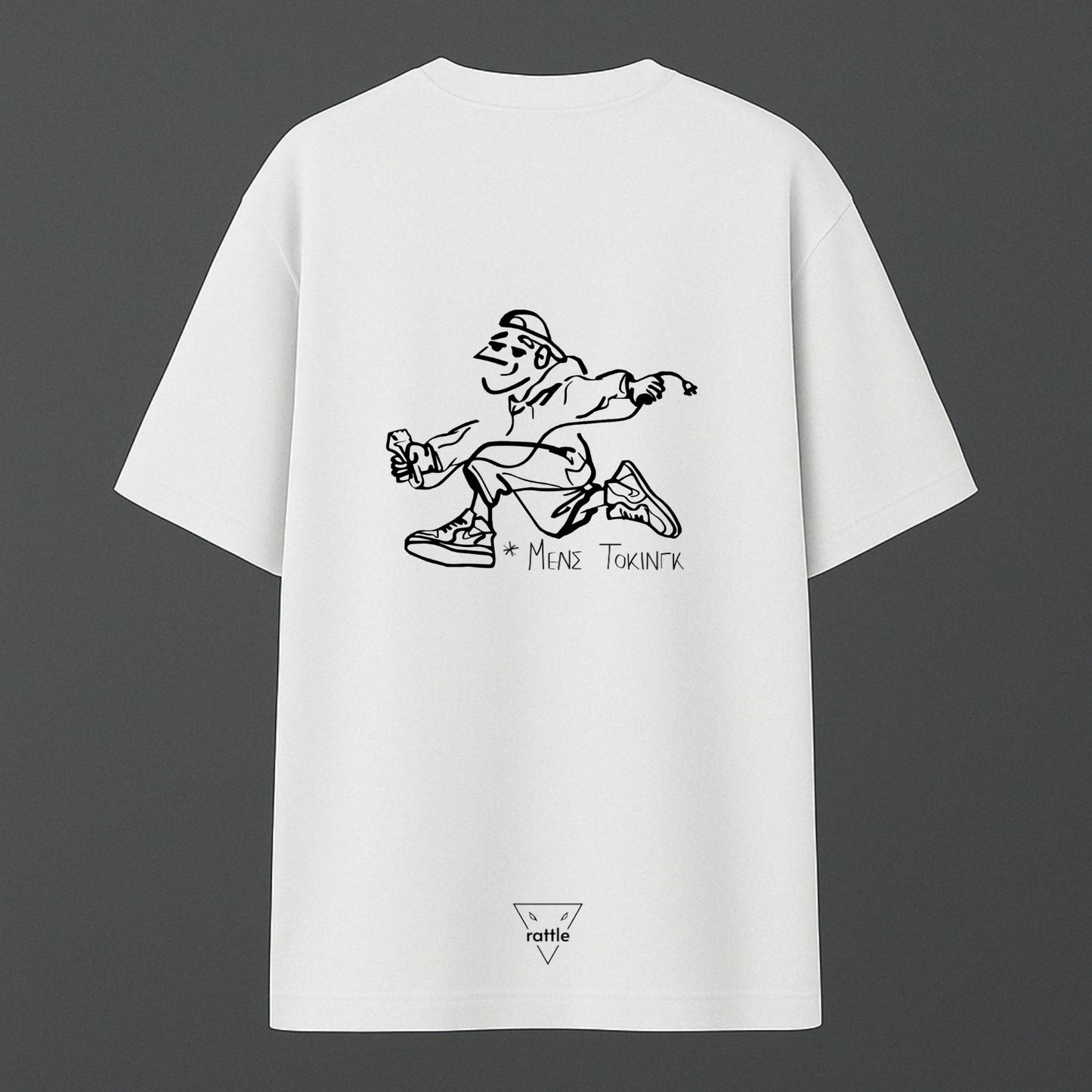 RATTLE X ERGO.HAIR T-Shirt White