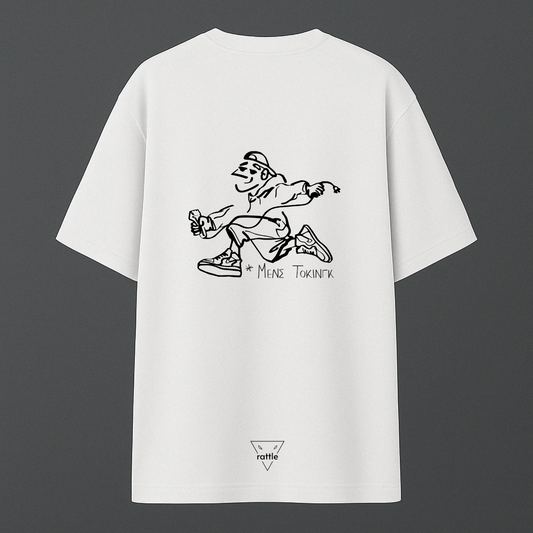 RATTLE X ERGO.HAIR T-Shirt White