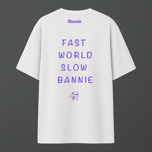 RATTLE X BANNIE - WHITE T-SHIRT