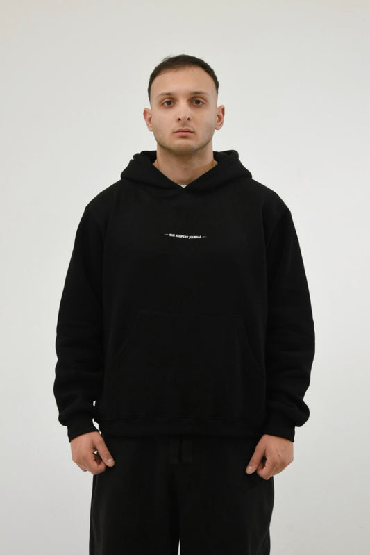 "THE SERPENT JOURNAL" Hoodie - Black