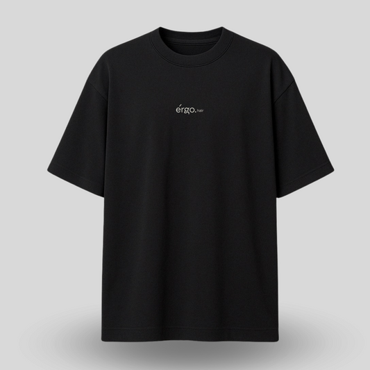 RATTLE X ERGO.HAIR T-Shirt Black